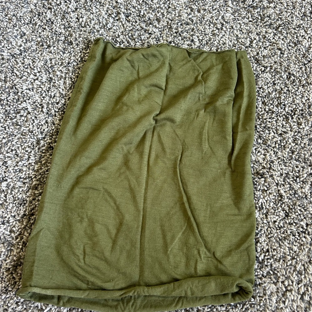 Olive Green Women's tube top